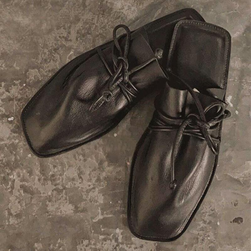 Fashion Sqaure Head Solid Color Women Slippers Fashion Flats Summer Sling back Ladies Shoes Elegant Low Heels Zapatos Mujer