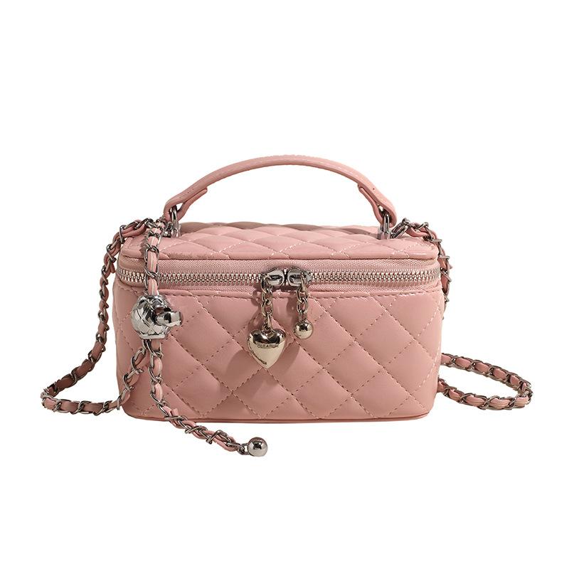 2025 New Korean Hot-selling High-end Xiaoxiangfeng Portable Box Bag Commuter Versatile Fashion Chain Messenger Bag