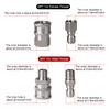 2Pcs/Set Stainless 3/8" 1/4" Quick Connector & Plug With NPT3/8 NPT1/4 Male Female Fitting Thread High Pressure Washer Accessories