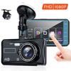 HD Dual Camera Car Recorder with 4-inch Touch Screen and Reversing Image