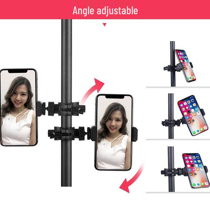 Multi-Angle Phone Stand & Selfie Stick with Universal Clip