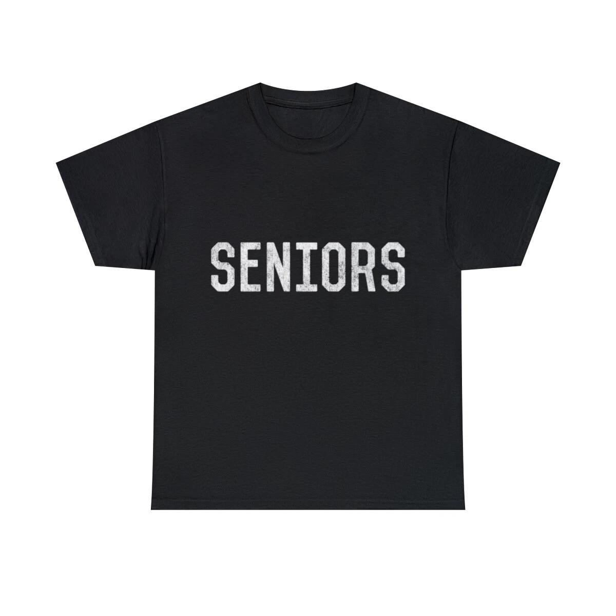 Retro Seniors Graphic Tee Shirt, S-5XL S