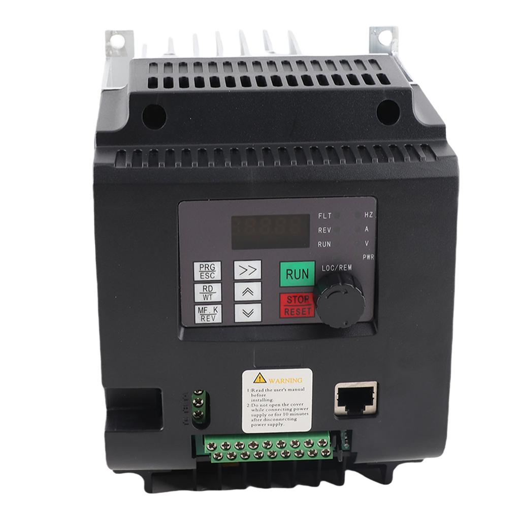 Solar Inverter 4KW Variable Frequency Drive Photovoltaic Pump Speed Controller Input DC200‑400V Output 1PH 0‑220VAC