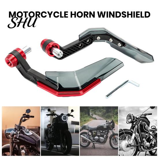 Aluminum Alloy Hand Guard 1 Pair Motorcycle with Windshield CNC Universal Heavy Duty 22MM Handlebar Protector Motorbike Dirt Bike Scooter Modification