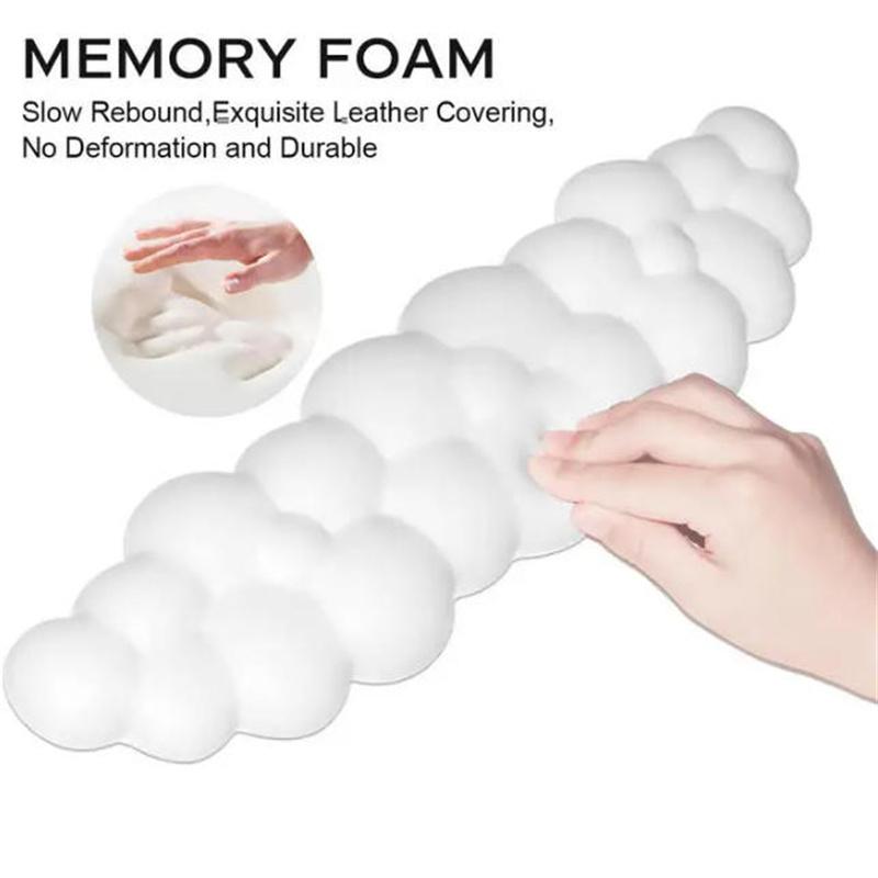 Mauspad mit Handballenauflage Tastatur Wolke Anti-Rutsch Schreibtisch Büro Gamer Maus Handgelenkauflage Ergonomisches Tastatur-Mauspad Handgelenkauflage