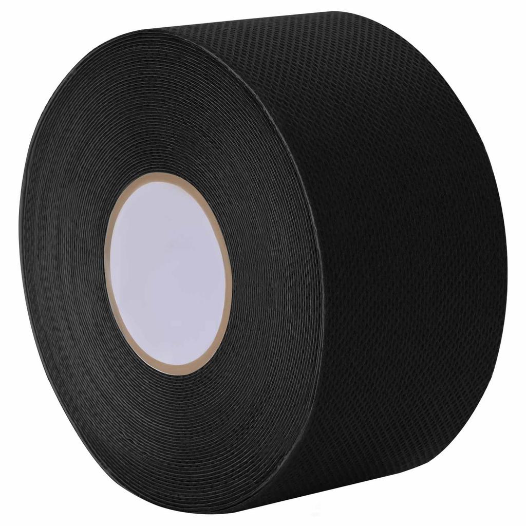 Self Adhesive Artificial Grass Tape Black 10 x 0.05 cm Non Woven Fabric