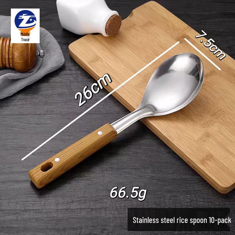 10-Piece 201 Stainless Steel Kitchen Utensil Set 10-piece