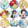 8pc/sets Beautiful Princess Diamond Painting Coasters DIY Diamond Art Coasters 5D Full Drill Diamond Coasters Acrylic Round Cup