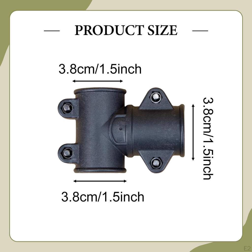 Drum Rack Clamp for Connection Poles Professional Holder Universal Replace Three Way 1.50 Inch