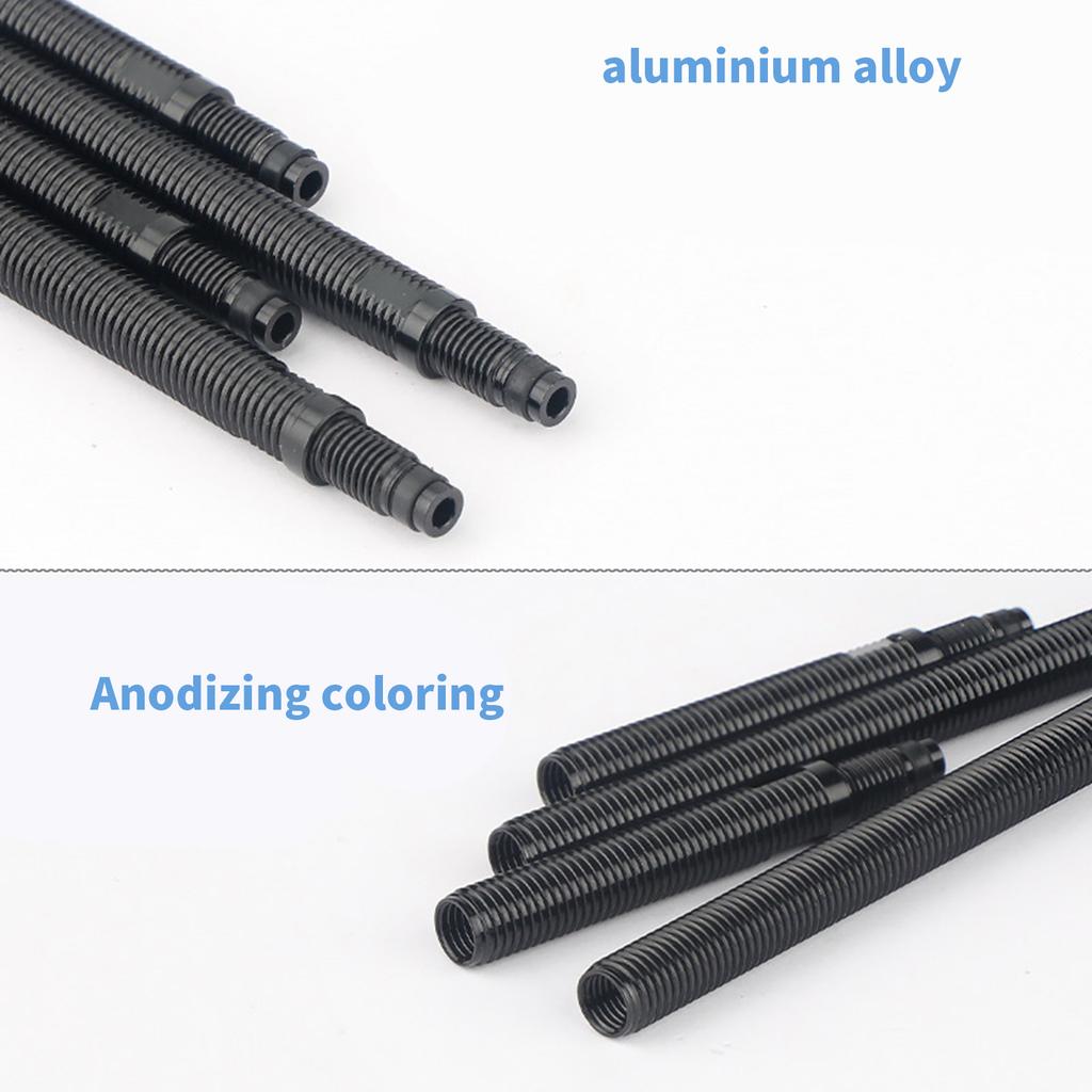Aluminum Alloys Bike Valves Extender Road Bike Rim Valves Stem Extenders for Road Cyclists and Enthusiasts