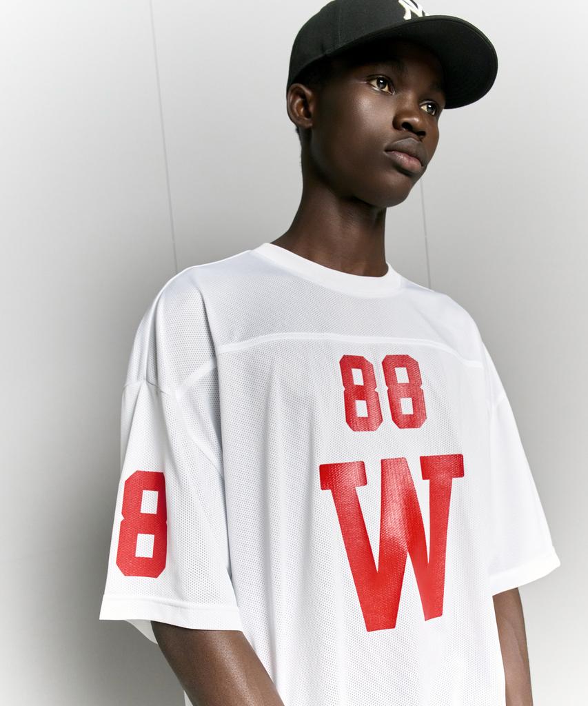 TAKEASY Mesh Football Over Jersey (White)
