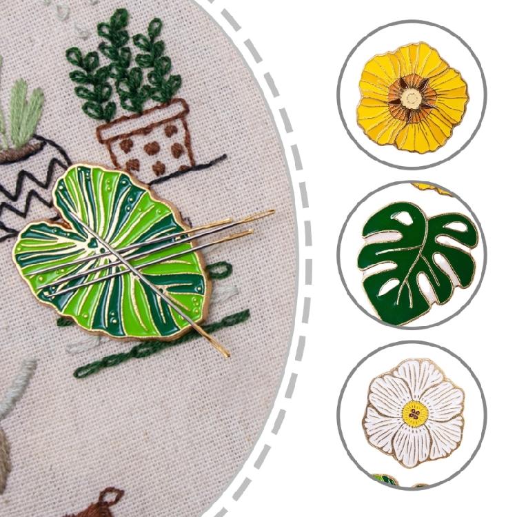 4Pcs Magnetic Needle Keeper Needle Holders Needle Nanny Sewing Needle and Pin Holders for Stitching Embroidery