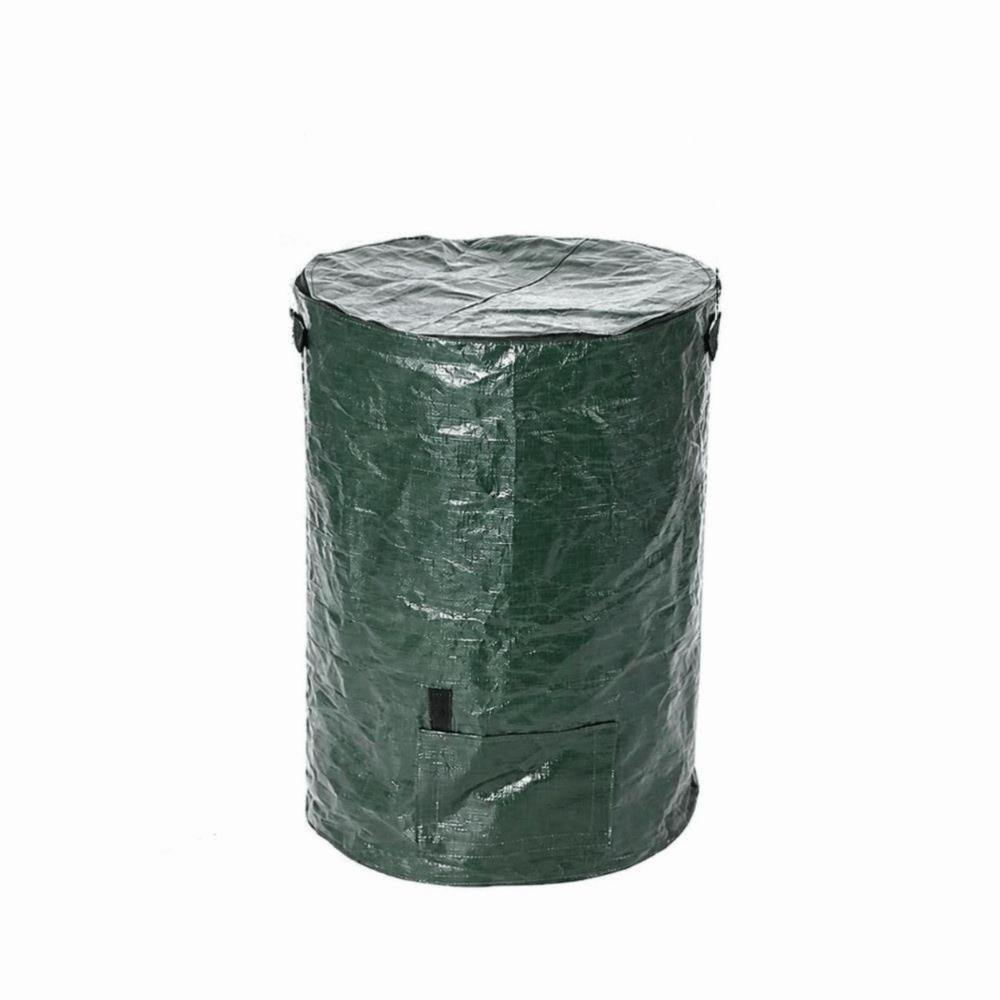 Outdoor Composting Leaves Bag PE Waste Bag Durable Planting Bag Garden Planting Use