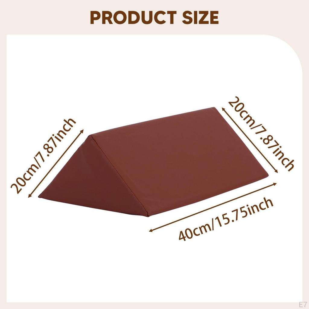 Lightweight Triangle Cushion for Bed Positioning Versatile Use