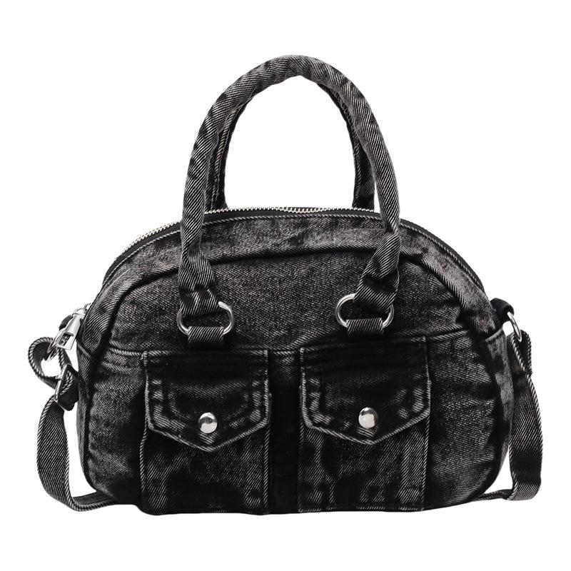 Women's Bag New Denim Fashion Large Capacity Outdoor Commuting Portable Shoulder Armpit Bag