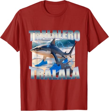 Tralalero Tralala Bootleg Brainrot Italian Brainrot Meme TShirt Funny Shark Design Graphic Outfit Short Sleeve Blouses Novelty S