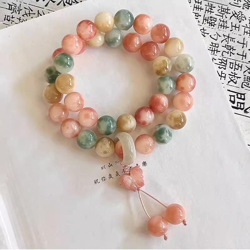 Natural Bodhi Bracelet Student Plate Play Double Circle Single Circle Handheld Girl Jewelry Prayer Bead Bracelet