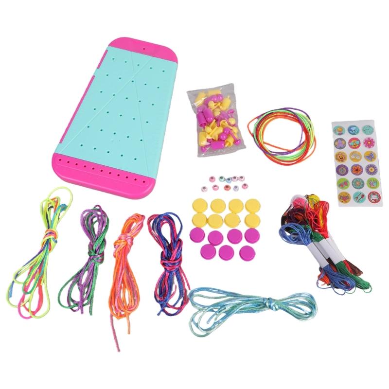 Friendship Bracelet Maker Set Inspires Creativity and Hands On Skills for Unique Designs for Kids and Beginners