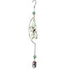 Butterfly Wind Chimes Luminous Wrought Iron Decoration Balcony Pendant White Boxed
