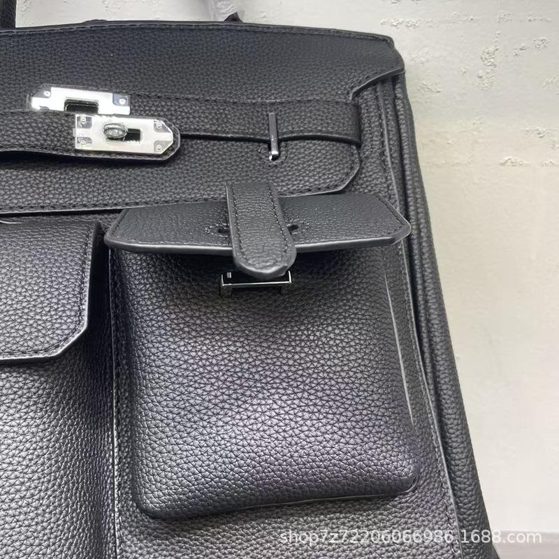 Απλή υφή δέρματος, για τη δουλειά, την καθημερινή μετακίνηση, φορητή, χιαστί ανδρικές και γυναικείες τσάντες στήθους, μοντέρνο σακίδιο, σχολική τσάντα, στυλ