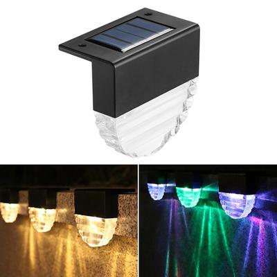 1PCS LED Solar Treppen Außenleuchte Garten Hof Zaun Wandleuchte