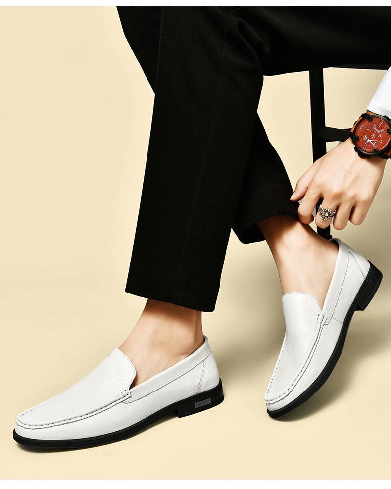 Heren Slip-On Leren Instappers – Grote Maat Casual & Zakelijke Rijschoenen