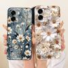 Liquid Silicone Back Cover For Oppo A6t Pro 4G 5G CPH2847 CPH2849 Phone Case Luxury Girly Flower Butterfly Bow Painting Casing