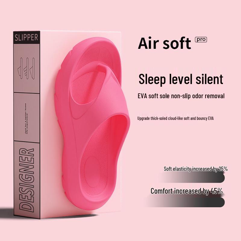 

2025 New Thick-Soled EVA Summer Flip-Flops for Men & Women 37-38 рубіново-червоний колір