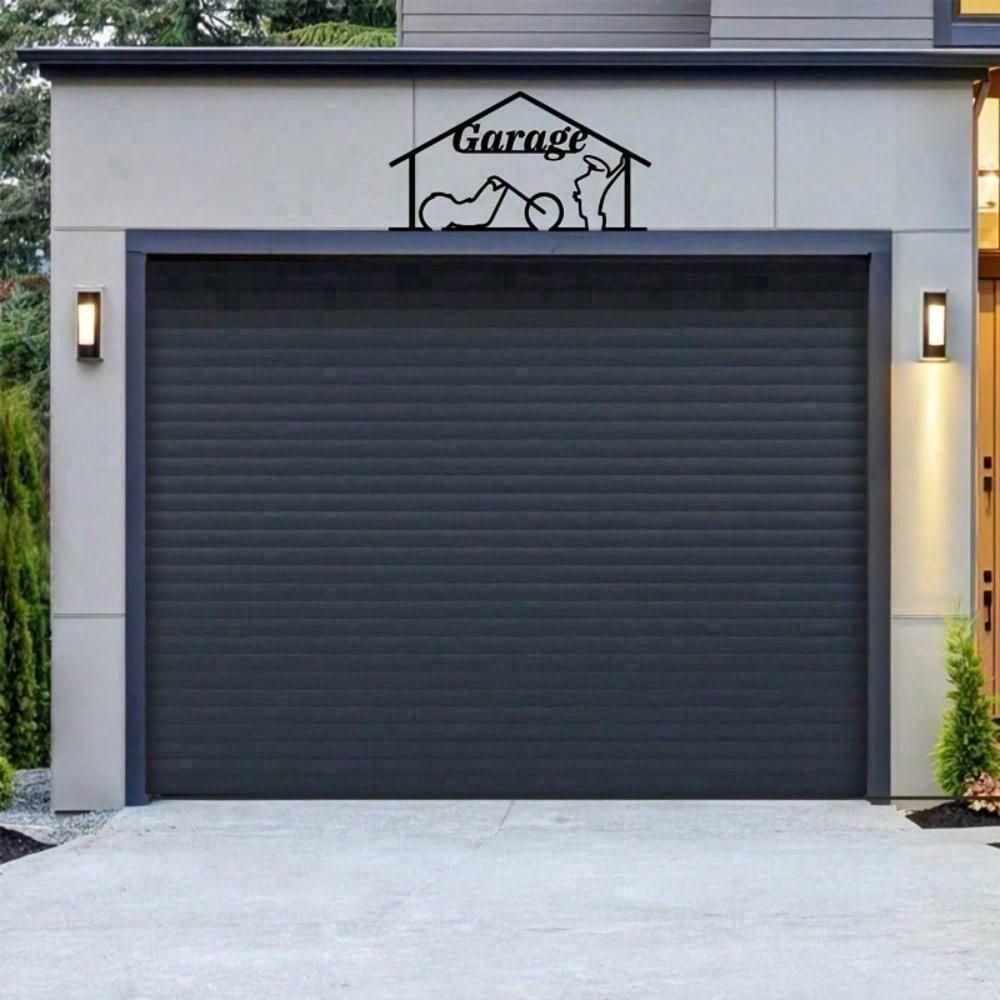 Hand Forged Iron Motorcycle Wall Decor for Men Vintage Garage Metal Art Gift