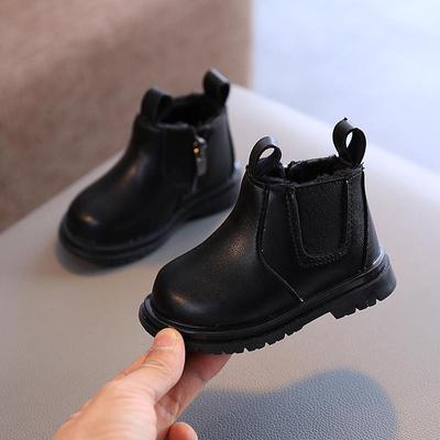 Winterschuhe aus Baumwolle für Baby Jungen und Mädchen – gemütliche, warme Kleinkinderstiefel mit Samtfutter