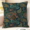 Boho Style Pillow Case Natural Linen Organic Fabric DoubleSided Printing Sofa Home Decor Gift Pillow Case