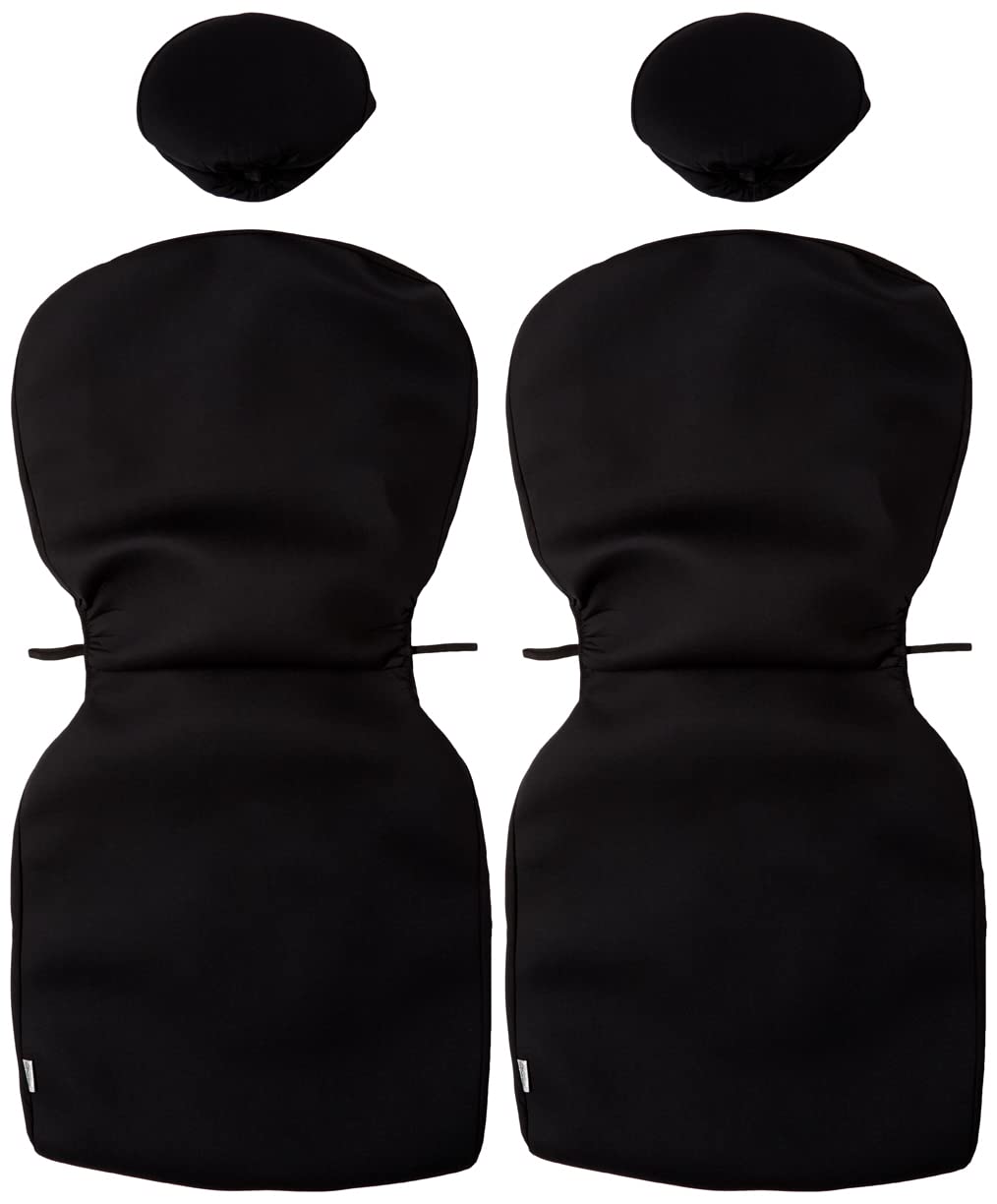 

Bonform 4055-71BK Чехол на сиденье, Цветной чехол, Легковой/Обычный автомобиль, Комплект из 2 передних сидений, Полная задняя крышка, Черный серебряный