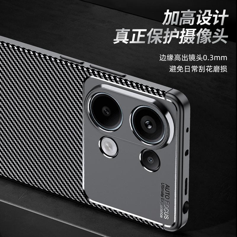 For Redmi Note 13 Case Cover Xiaomi Redmi Note 13 4G Capas New Shockproof Phone Back Bumper Soft TPU Cover Redmi Note 13 Fundas