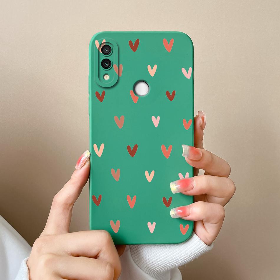 For Redmi Note 7 Pro 7S Case Butterfly Soft Liquid Silicone Camera Protection Back Cover For Xiaomi Redmi Note 7 S 7Pro Funda