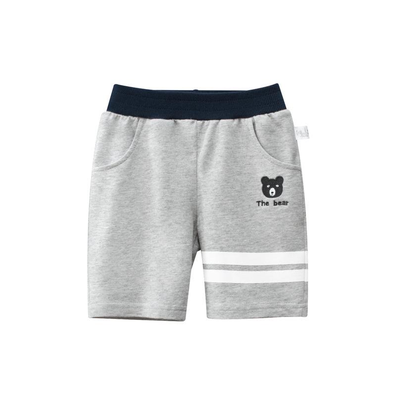 

2025 Korean Children s Summer Shorts - Bear Cartoon Sports Pants for Boys 100 cm