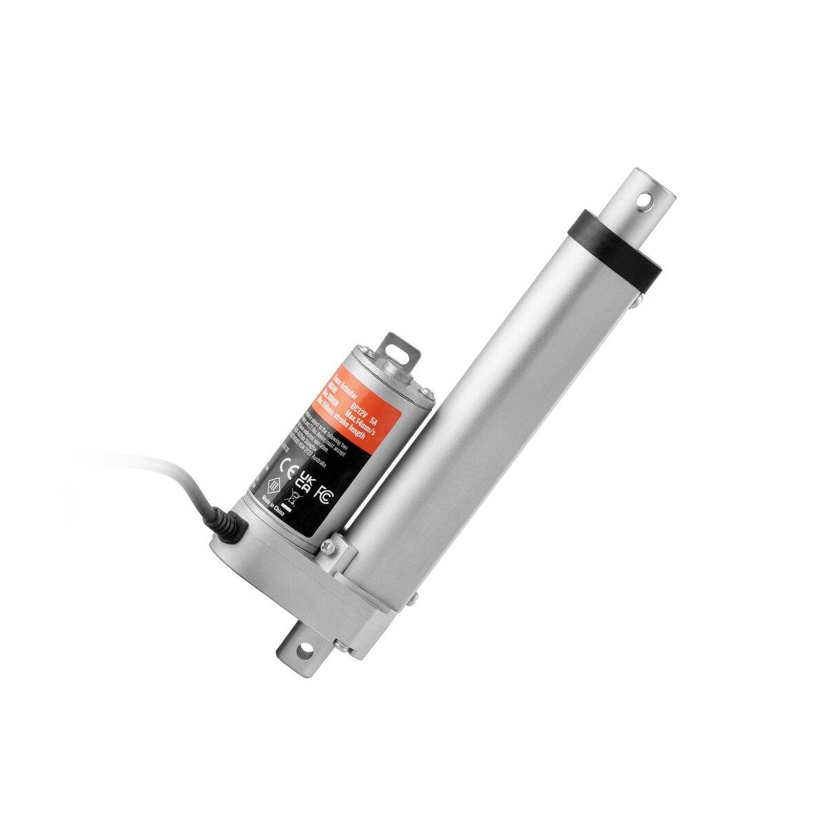 Actionneur Linéaire 12V 4 Pouces Haute Charge 330lbs/1500N 0.19 /s Protection IP54