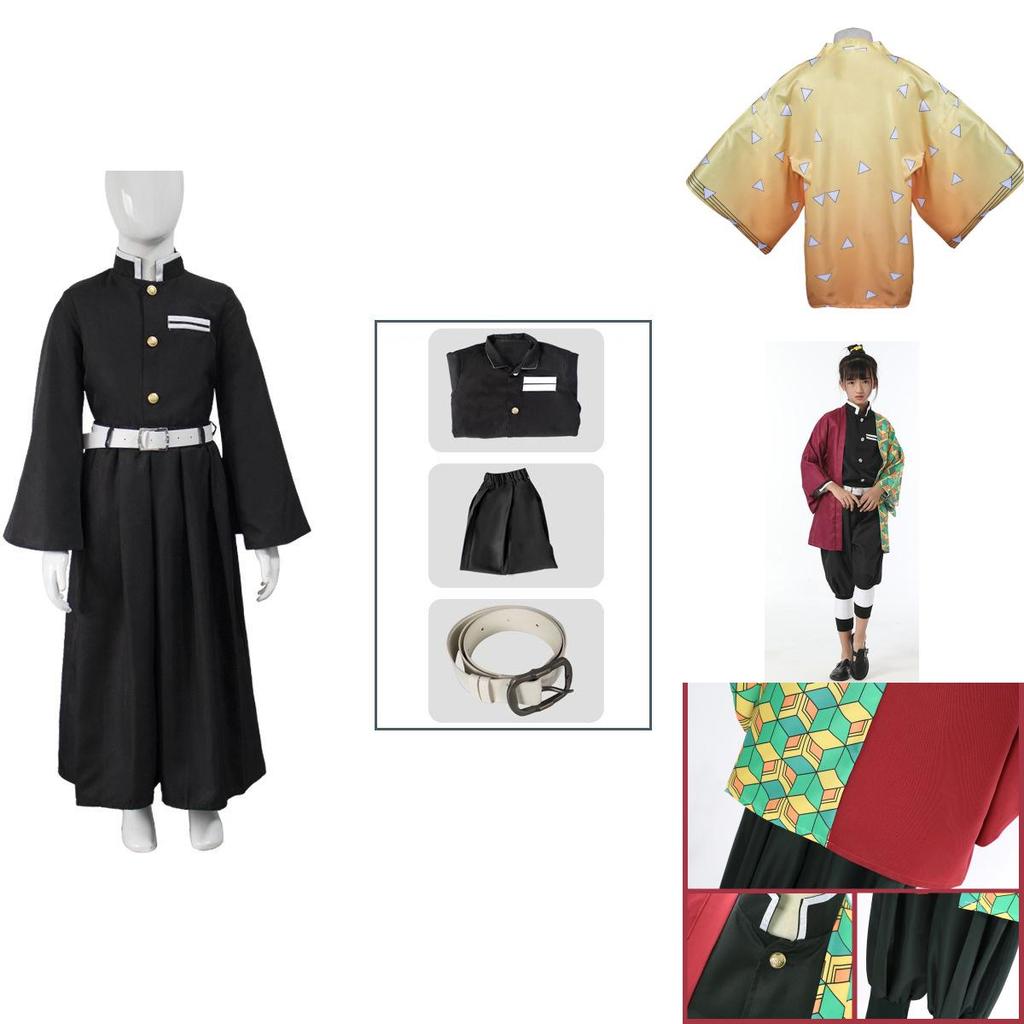 Demon Slayer Kamado Nezuko Cosplay Costume For Kids In Various Colors Exquisite Workmanship And Perfect Stitches