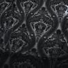 1meter BlackColor Brocade Burnout Velour Fabric Floral Printed Jacquard Fabrics for DIY Cheongsam Dress Clothing