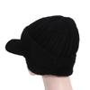 Unisex Winter Hat Plush Fur Lined Warm Earflap Cap Stylish Soft Beanie Hat Outdoor Thick Ski Sports Knitted Hat