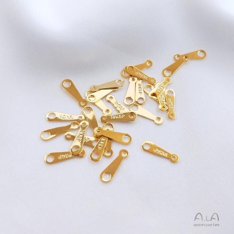 

Сохраняющий цвет позолоченный серебряный гравированный кулон-бирка и ювелирный коннектор в форме восьмерки для DIY