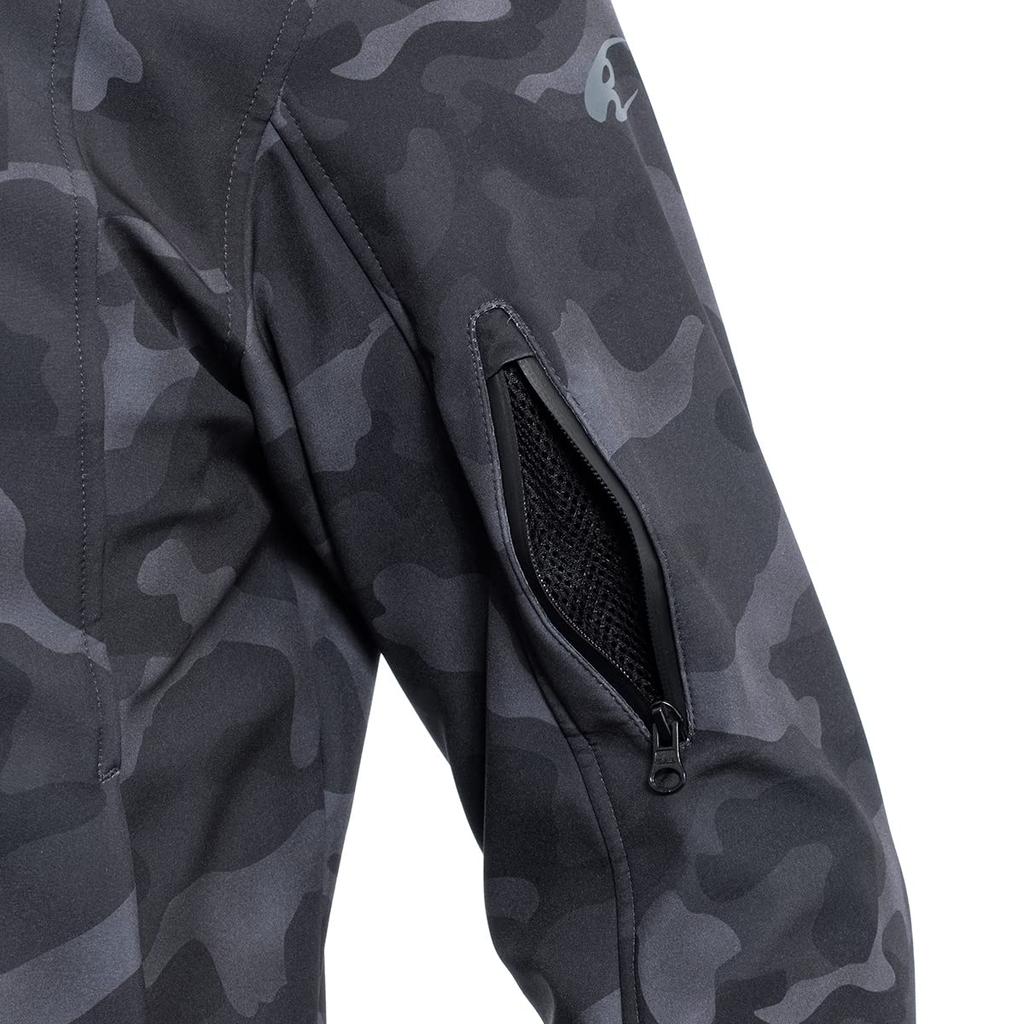 KOMINE Protective Softshell Winter Monochrome Size Motorcycle Jacket JK-5902 Parka, Camo, L,