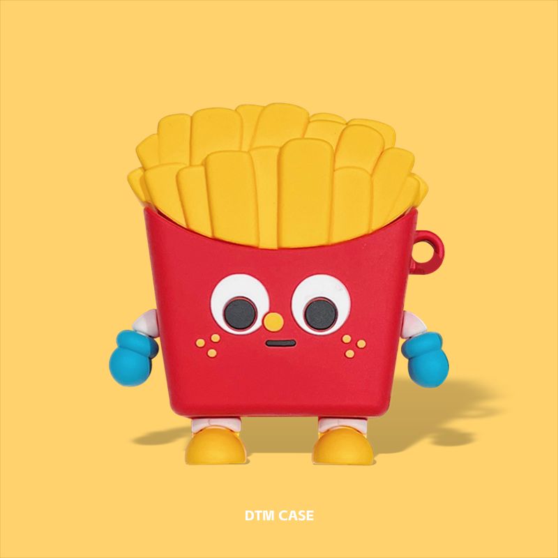 

Защитный чехол Oppo Enco Free4 Маленький торт AIR2 Новая звуковая версия Чехол для Bluetooth-наушников Oppoencofree3 Air4i Силиконовый R2 Ударопрочный R3pro OPPO Enco Free2i French fries doll]