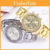Stylish Men's Geneva Watch With Faux Chronograph Calendar And Alloy Strap Multiple Colors