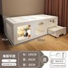 Space Saving Cat Cage with Built-in Litter Box One Room One Bath Pet Villa Indoor Cat House Multi-Level Cats Condo for Home Use