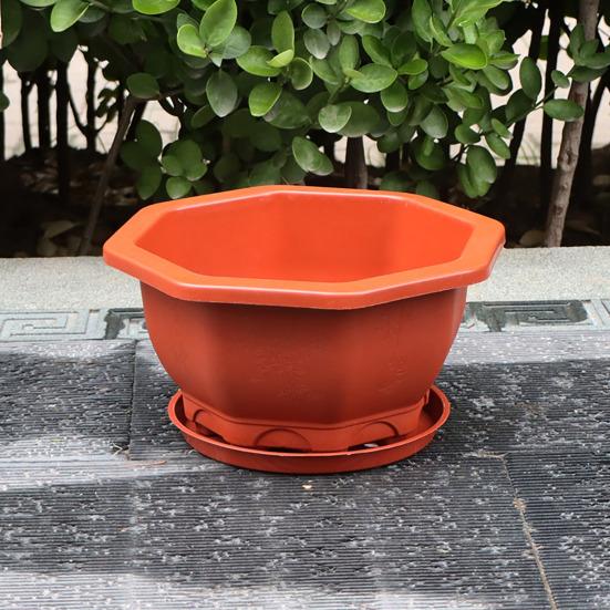 Air Circulation Flower Pot Breathable Thickened Plastic Planter for Bamboo Clivia Drainage Holes Downward Growth Pot for Home Garden Balcony
