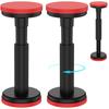 2uds Varilla de Soporte Telescópica de Alta Dureza Poste de Soporte de Nylon Ajustable Capacidad de Carga 200kg Soporte para Gabinete de Fregadero Para Uso Doméstico