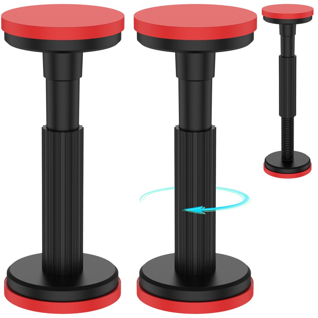 2uds Varilla de Soporte Telescópica de Alta Dureza Poste de Soporte de Nylon Ajustable Capacidad de Carga 200kg Soporte para Gabinete de Fregadero Para Uso Doméstico