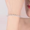 925 Sterling Silver Fashion Hollow Out Delicate Bracelet Gift Jewelry
