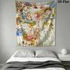 Sarah Kay Wall Tapestry Aesthetic Wall Hanging Printed Fabric Blanket Decorative Tapestries for Bedroom Living Room Home Decor