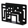 Portatovaglioli Delicato in Acciaio Inossidabile Argento/Oro/Nero 12*8.5*3.2 CM Portacarte Creativo Portatovaglioli Vuoto Casa